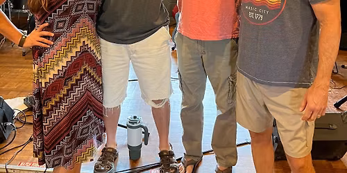 The Broken Halos Band in the Biergarten