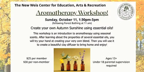 Autumn Aromatherapy Workshop