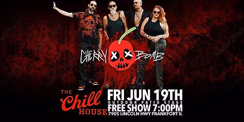 Cherry Bomb on the Patio Stage at The Chill House