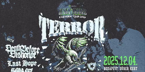 TERROR (US) - ONLY THE HARD TOUR 2025 \/\/ Budapest, D\u00fcrer Kert