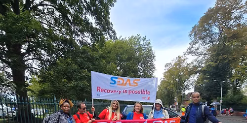 South West's first Recovery Walk in Taunton - organised by SDAS