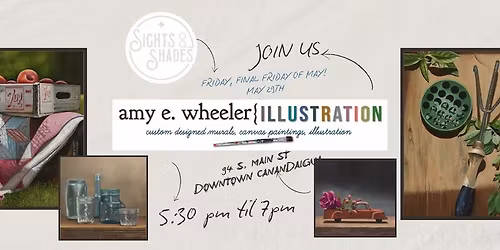 Final Fridays at Sights & Shades | Featuring Amy E. Wheeler