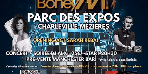Concert Boney M et soir\u00e9e dansante ann\u00e9e 80\/90