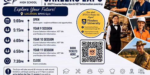 BPIHS Careers Expo and 2027 Course Selection & VET Information Evening