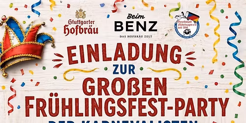 DIE gro\u00dfe Fr\u00fchlingsfestparty der Karnevalisten  - M\u00f6bler & Friends goes BEIM BENZ 