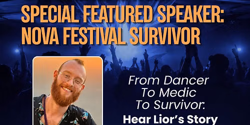 Tisha B\u2019Av \u2013 Eicha Reading & Special Featured Speaker: Nova Festival Survivor