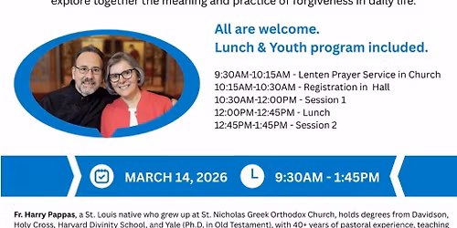 Lenten Retreat | Forgiveness: The Beauty, Cost, and Practice