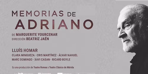 'Memorias de Adriano', con Llu\u00eds Homar