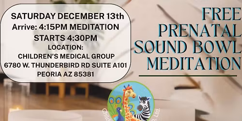 Prenatal Sound Bowl Mediation
