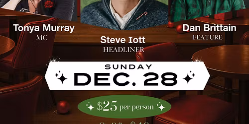 SUNDAY FUNNIES AT THE BARTISAN DEC 28