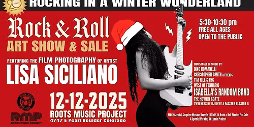 Rocking in a Winter Wonderland: Rock Photography Art Show & Sale