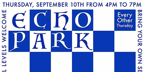 Echo Park Chess Club at Heavy Manners Library (9\/10)