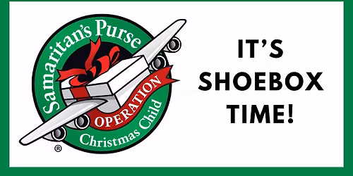 Operation Christmas Child \u2013 Pizza & Packing Party!