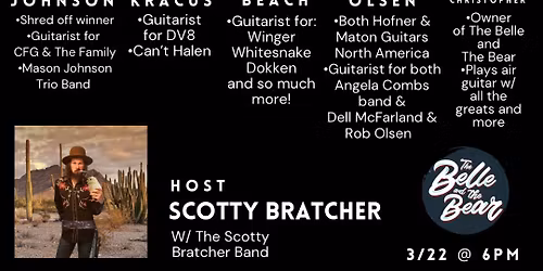 The B&B\u2019s 2026 Shred Off competition w\/ host Scotty Bratcher
