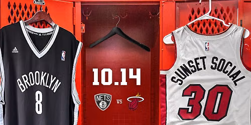 Sunset Social Miami Heat Game Experience