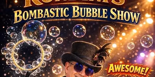 Glow-in-the-Dark Bubbles! Rondini's Bombastic UV Glow Bubble Show at the FDL Public Library
