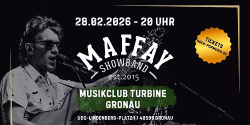 Maffay Show Band - Gronau, Musikclub Turbine