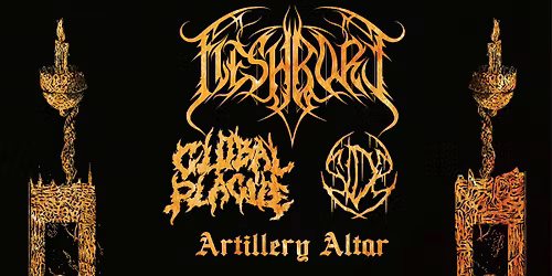 Fleshbore, Global Plague, Sids, Artillery Altar LIVE at Donatos Basement