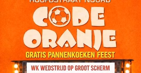 CODE ORANJE Familie Voetbal Feest