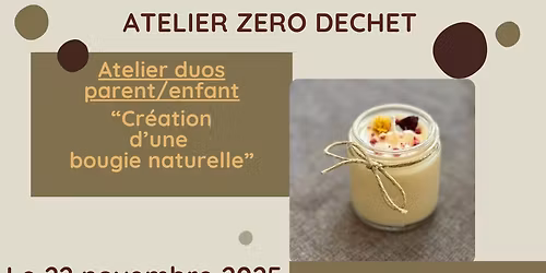 ✨ Atelier fabrication de bougie – Parent/Enfant ✨