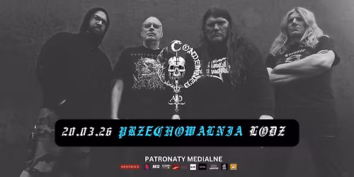 CONDEMNED AD (thrash metal, Szwecja) + support \/ 20.03.26, \u0141\u00f3d\u017a