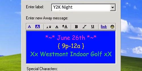 Y2K Night @ Westmont Indoor Golf