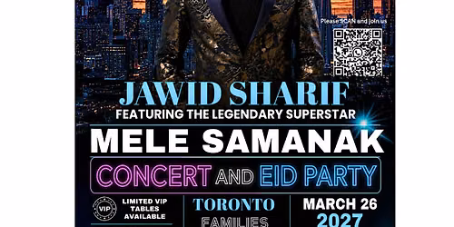 JAWID SHARIF-MELE SAMANAK & CONCERT, TORONTO NAWROZ, EID PARTY