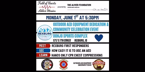 HOLD THE DATE - Donjo Sports Complex Family Friendly Community Celebration Event in Rexburg, ID
