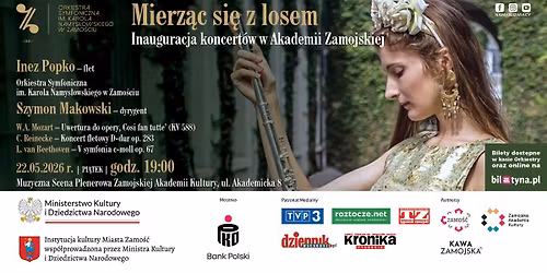 "Mierz\u0105c si\u0119 z losem" - Inauguracja koncert\u00f3w w Akademii Zamojskiej - Inez Popko, Szymon Makowski