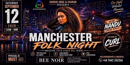 Manchester FOLK NIGHT by ELE.ENTERTAINMENTS