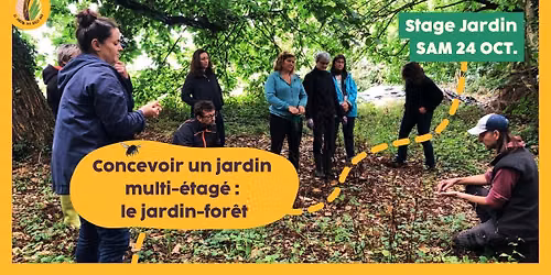 Stage 1 jour : concevoir un jardin multi-\u00e9tag\u00e9 : le jardin-for\u00eat 