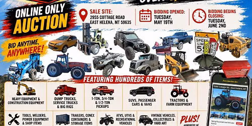 Spring Equipment & Vehicles Auction Preview and Inspection Day