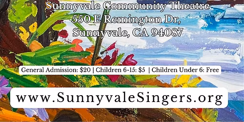 Earthly Charms, Sunnyvale Singers 2026 Spring Concert