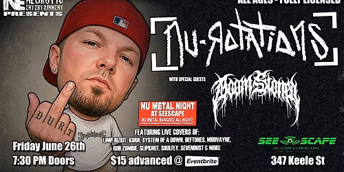 Nu Metal Night at See-Scape w\/ Nu Rotations & Doom Stoned
