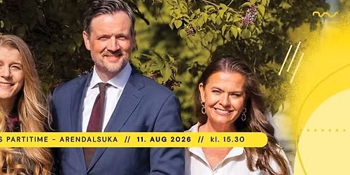 KrFs partitime Arendalsuka 2026