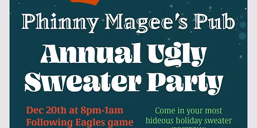 Annual Ugly Sweater Party!!!