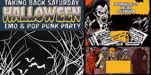 Taking Back Saturday Halloween: Emo & Pop Punk Party - Rockingham