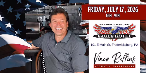Vince Rollins at Fredericksburg Eagle Hotel