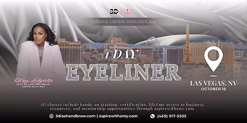 EYELINER CERTIFICATION \u2013 LAS VEGAS, NV (OCT 18, 2026)