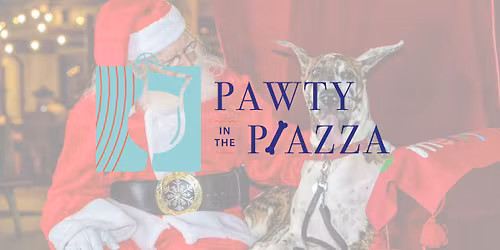 Santa Paws at PAWty in the Piazza