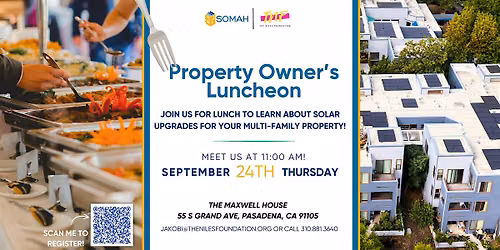Property Owner's Luncheon: Solar on Multi-Family Affordable Housing!
