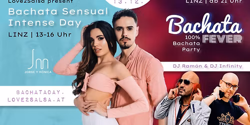 Bachata Sensual Intense Day mit Jorge und M\u00f3nica & Bachata Fever Party
