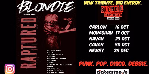 Blondie Raptured tribute in Carlow