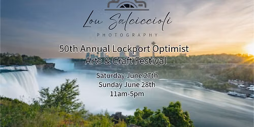 Lou Salciccioli Photography at the 50th Annual Lockport Optimist Arts & Crafts Festival