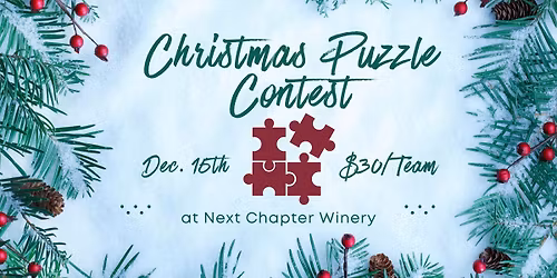 SOLD OUT! Christmas Puzzle Contest!