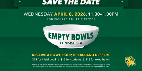 Empty Bowls Fundraiser - Support Groceries to Graduate