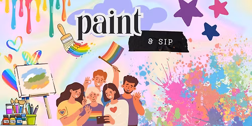 paint & sip - pride celebration