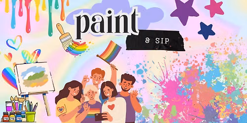 paint & sip - pride celebration