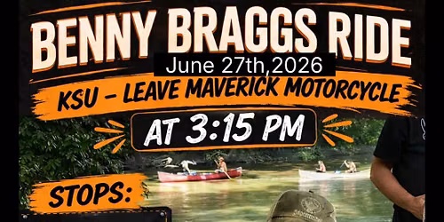 Benny Braggs Memorial Ride 