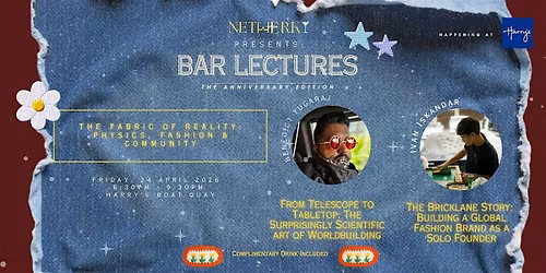 Netwerk's Bar Lectures: THE FABRIC OF REALITY (1-Year Anniversary Special)